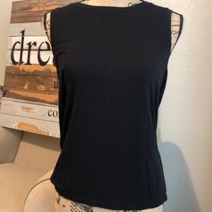 Nordstrom Halogen Black Tank Top